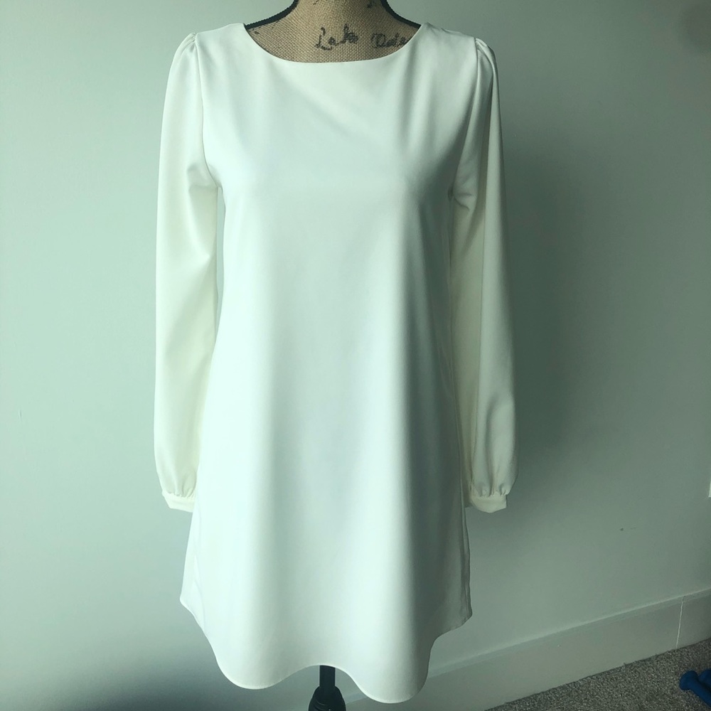 Lulu’s Shift Ivory Dress